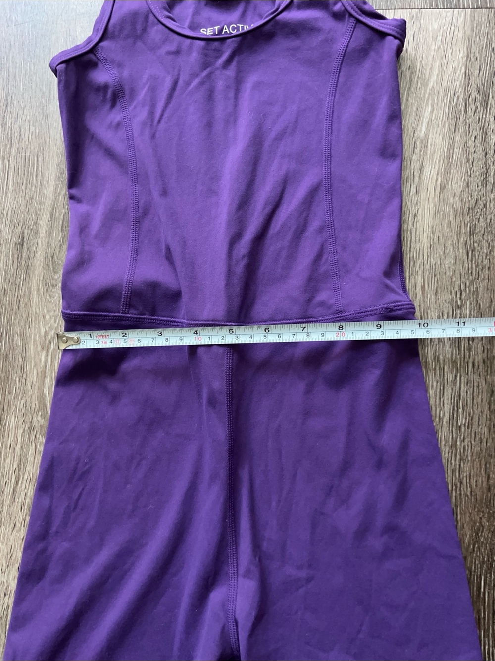 Set Active purple romper small - Picture 6 of 8